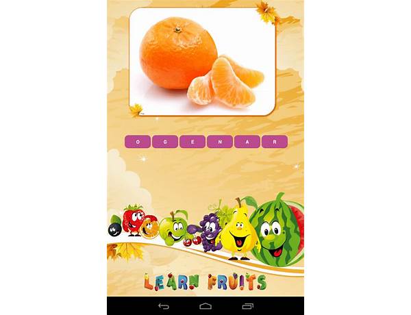 Learning Fruits for Android - Download the APK from Habererciyes